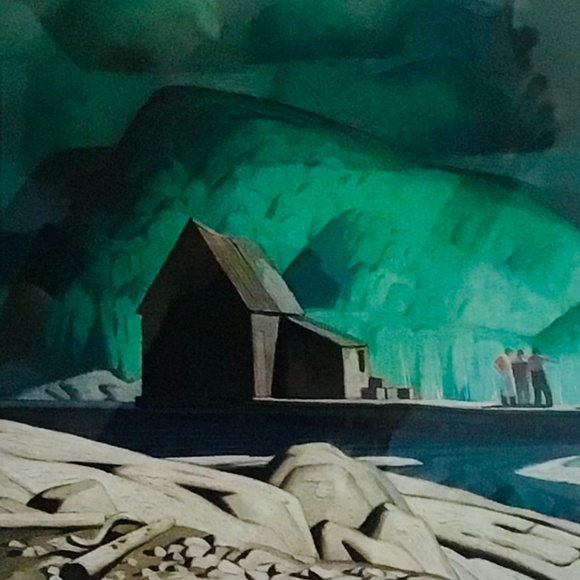 Sunshine After Rain by A J Casson, framed print - Picture 2 of 3